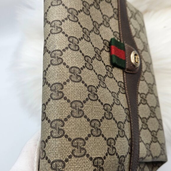 Gucci Web Sherry Line PVC Shoulder Bag - Picture 7 of 17